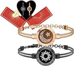 Sun&Moon Black Rose Gold Snake Chain Bracelets Online – totwoo
