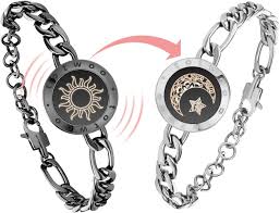 Sun&Moon Black Rose Gold Snake Chain Bracelets Online – totwoo